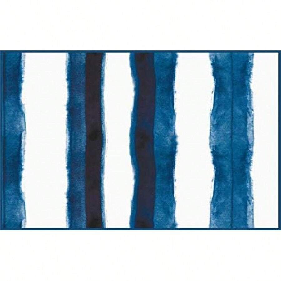 Decorative Paper Placemats Shibori Tie Dye Print Table Mats Disposable Table Linens Blue Placemats Pk 50 Table Placemats - Blue - View 1