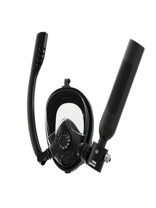 0.5L Mini Air Cylinder Portable Snorkeling Breathing Device With K2 Full Face Snorkeling Mask