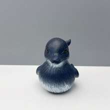 1 件手工树脂鲸鱼和鸭子雕像，海洋生物-鸭子摆件，家居装饰小雕像，适用于架子、桌面、花园、礼物 - 彩色 - 查看 4