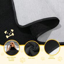 Chewproof Dog Blanket For Medium Large DogsWaterproof Soft Fleece Pet Blanket Couch Cover Protection Sofa Bed Furniture Protector Indestructible Dog Blanket For Chewers 25 35IN - 黑色 - 查看 3