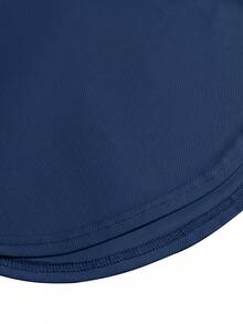 Men's Graphic Print Lightweight Breathable Hooded Sports Jacket, Suitable For Camping, Training, Outdoor Running - Navy Blue - View 9