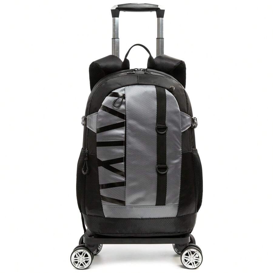 Wheeled Travel Bag For Teenagers Traveling For Business Purposes Kids Roller Backpack For Boys Children's Luggage With Wheels School Bag Wheeled Backpack Bag For School School Accessories School Stuff