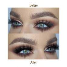 CZ Eyelashes Mink Lashes Fluffy Natural Look False Lashes Wispy Full Eye Lashes 8D 20 Mm Long D Curl Strip Eyelashes Pack 10 Pairs Reusable Fake Eyelashes That Look Like Extensions By  1613 - 黑色 - 查看 2