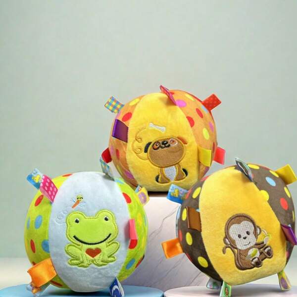 1pc Interactive Pet Sound Doll Ball, Suitable For Small, Medium And Large Dog, Plush Chew Doll For Boredom Relief
