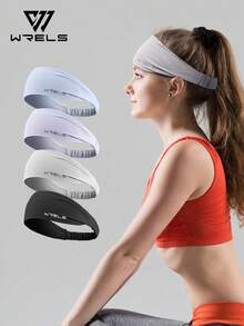 1条/3条装 WRELS 轻盈透气吸汗速干瑜伽普拉提头带,女士运动头带,健身发圈,纯色防滑运动头带,适合日常锻炼、训练、跑步、瑜伽。也适合日常佩戴、户外活动、海滩、团队活动、俱乐部、派对等场合,是绝佳的运动头带礼品。 - 多色 - 查看 10
