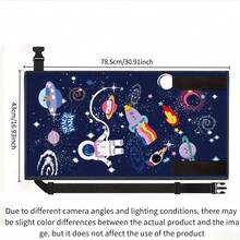 1pc Toddler Airplane Bed, Kids Seat Extender Travel Bed, Baby Plane Essentials, Portable Long Trip Flyaway Kid Seats Footrest, Air Flight Must Have For Infant Sleeping & Rest - Black - View 14