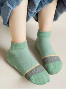 5 pares de calcetines delgados para niños en primavera y verano, calcetines para niños, calcetines deportivos