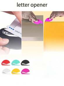 1pc/5pcs Utility Knives, X-Acto Knives, Small Courier Knives, Mini Unboxing Knives, Student Paper Cutting Knives, Letter Opener Knives, Portable Pocket Knives, Rubber Band Remover Hooks. Back To School Stationery Knives.