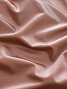 5pcs Ladies Solid Color French Satin Sexy Lace Lace Bow Mid-Waist Triangle Panties