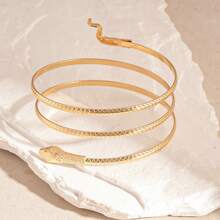 1 pièce Bracelet mode multicouche enroulé en forme de serpent, convient pour les femmes pour les fêtes et le bijouterie quotidienne