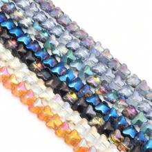 1 Strang mit ca. 85 elektroplattierte Glasschmetterlings-Perlen, multi-Stile und Farben, modisch, handgefertigtes DIY Perlenfädeln für Armband, Halskette, Ohrringe, Schmuckherstellung, Anhänger, Dekorationen, Großhandelsperlen