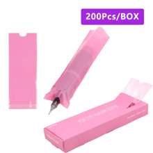 200pcs Tattoo Pen Covers, Tattoo Machine Pen Sleeves, Disposable Dustproof Protection Bags For Tattoo Pen Sleeves Tattoo Supplies