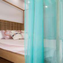 White Canopy Bed Scarf For Queen & Full Bed, Luxury Queen Canopy Bed Curtains, White Canopy Bed Drapes, Four Post Bed Canopy Drapes, Sheer Bed Canopy Scarf 1 PC 52X228 Bed Tulle Canopy - Turquoise - View 8