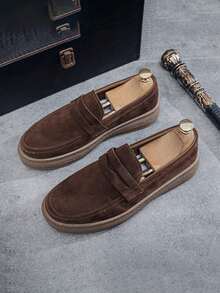 Men's Casual Slip-On Canvas Shoes, Comfortable Lightweight Low-Top Casual Loafer Shoes, Suitable For All Seasons - Multicolor - View 1