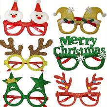 6pcs/9pcs/12pcs Christmas Decoration Glasses Toys Cartoon Costume Photo Props Small Gifts Prizes Christmas Glasses - Multicolor - View 14