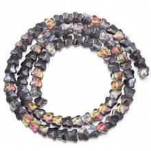 1 Strang mit ca. 85 elektroplattierte Glasschmetterlings-Perlen, multi-Stile und Farben, modisch, handgefertigtes DIY Perlenfädeln für Armband, Halskette, Ohrringe, Schmuckherstellung, Anhänger, Dekorationen, Großhandelsperlen