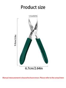 Modern Stainless Steel Toenail Clipper, 25° Angled Blades - Splash Resistant Design For Thick/Ingrown Nails, Ergonomic Non-Slip Handle, Black And Green (Holiday Green Handle) - Foot Care Tool