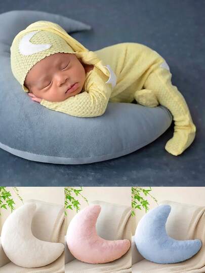 1 件月亮道具新生儿摄影靠垫