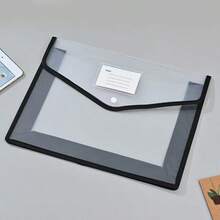 1 件装扩展文件夹，带透明信封，快速扣合，无分隔符，大容量，多种颜色，适合 Letter/A4 尺寸，学校用品，返校