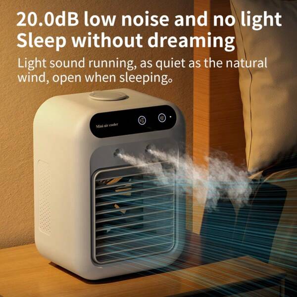 SOKANY Mini Small Household Usb Spray Air Cooler Portable Air Conditioning Fan Desktop Humidifying Electric Fan