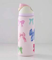 Termo O-wala con pajita de 24 oz/32 oz, se puede usar para deportes al aire libre, tiempo de conservación del calor, se puede aislar agua fría y caliente, bebidas congeladas, apariencia hermosa, mano de obra exquisita, adecuado para acampar, trabajar, uso en interiores.