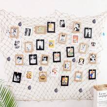 21 pièces (set) Cadres photo en papier, guirlande de pinces de cadre photo en papier vif - cadres photo en papier kraft à suspendre pour afficher des photos de 10 x 15 cm, présentoirs photo en carton DIY avec pinces et ficelles, décorations DIY faciles pour anniversaire, mariage, anniversaire, baby shower - joli bannière d'anniversaire, cadeau fête des mères, faveurs de fête, baby shower