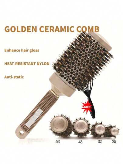 1支陶瓷滚轮梳，专业美发造型梳，防静电铝管，适合所有发质，返校季、旅行度假必备，女士美发配件，梳子，发刷，边缘梳，梳发，梳子，梳发，解结梳，球形梳，迷你发刷，发刷套装，木梳，发刷，梳子，后梳，发刷，边缘梳，梳发，梳子，发刷套装，梳发，迷你发刷，解结梳，美发产品，美发工具，美发用品，护发，卷发梳，理发师，理发配件，美发设备，旅行必备，旅行必备，发型，美发，发刷，后梳，造型梳，卷发梳，边缘梳，梳子，梳发，发刷套装，梳发，卷发梳，解结梳，女士发刷，头发，旅行，美发产品，美发工具，头发理发用品、理发师、理发配件、理发店、美发设备