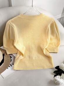 Women's Casual Solid Color Round Neck Loose Cape Hollow Pullover Sweater Versatile Kintted Lightweight Travel Shawls Open Coat Sheer Shrug Blouse Top, Spring Summer Fall