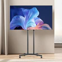 Rolling TV Stand, Mobile TV Cart For 32-65 Inch Screens, Height Adjustable, Portable Monitor Stand With Wheels Holds Up To 88 Lbs For Living Room, Bedroom, Office, Outdoor, Max VESA 400x400mm - For 32-65 Inch Screens - View 9