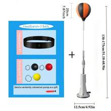 1pc Adjustable Height Boxing Speed Ball, Durable And Portable, Suitable For Home And Gym Reflex & Hand-Eye Coordination Training