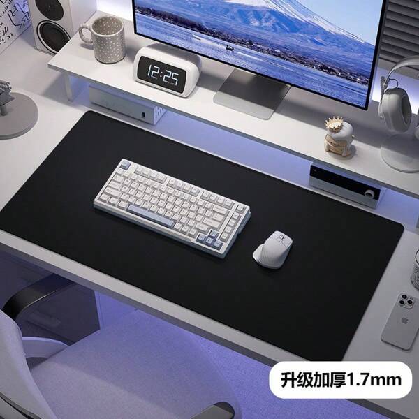 Mauspad Oversized, verdickt, wasserdicht, schmutzabweisend, PU-Leder Schreibtischunterlage, für Schreibtisch, Desktop, Notebook, Tastatur, Computerschreibtisch, hochwertig, für Schulmaterial, Schulanfang