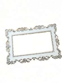 1/2 Stück Europäischer Stil kreative Rose Rand Schalter Aufkleber, Doppel-Öffnungs Silber Weiß/Schwarz Schalter Aufkleber, verwendet für Heim- und Innenraumdekoration, sowie Weihnachts- und Halloween-Dekoration Heim-Dekor Herbst-Dekor Raum-Dekor Weihnachts-Dekorationen Weihnachts-Dekor Weihnachts-Dekorationen Wanddekoration Aufkleber Wandaufkleber