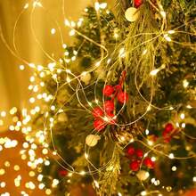 USB Powered Warm White Curtain Lights, 100/200/300/600 LEDs, 8 Modes Remote Control, Indoor Decor String Lights, Wall Mounted, Button Control, Suitable For Christmas, Wedding, Garden, Bedroom, Holiday Party Decoration