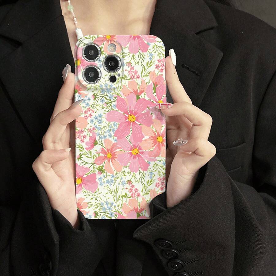 Funda para teléfono (1 unidad) Diseño de dibujos animados con estilo retro. Funda de cuerpo completo con bisel elevado y protección para lentes. Compatible con los modelos de teléfono 16/15/14/13/12/11/Plus/Pro/Especial. - Colores mixtos 1 - Ver 1