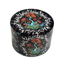 1pc 4-Layer Zinc Alloy Multi-Function Grinder, Decorative Grinder, Spice Grinder Tool, Home Essential, Spice Powder Grinder, Gift For Men And Women, Halloween And Christmas Party Supplies - Multicolor - View 15