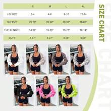 Women's Bolero Shrug Long Sleeve Cropped Sweatshirt With Thumb Hole Workout Shrugs Open Front Y2K Tops 2025