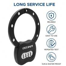 1 件、防盗摩托车锁、四位密码锁、挂锁、山地自行车锁、自行车钢丝锁、柜锁、冰箱门锁、电动滑板车锁、门锁、自行车滑板车配件