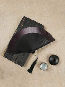 1/2 buc Ventilator pliabil Ventilator de mână cu ciucuri pentru călătorii în aer liber Performanță de dans Accesorii pentru dressing Cheongsam Accesorii pentru fotografiere Cele mai bune