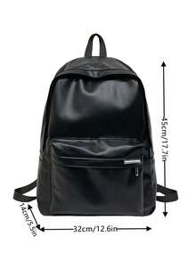 peach tree 胸包、新款单肩包、户外背包、骑行腰包、运动休闲斜挎包、手机包、复古款、工作包 - 黑色 - 查看 6