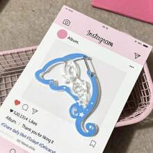 14 Styles Acrylic Mountaineering Buckle Creative Keychain Accessories Pendant Diy Bag Pendant Storage Pendant Mobile Phone Case Pendant Doll Pendant Buckle
