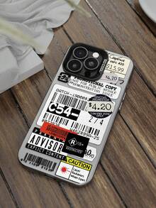 1 件贴纸标签元素手机壳，插图，磨砂防摔保护相机手机保护套防水防震防刮 - 彩色 - 查看 3