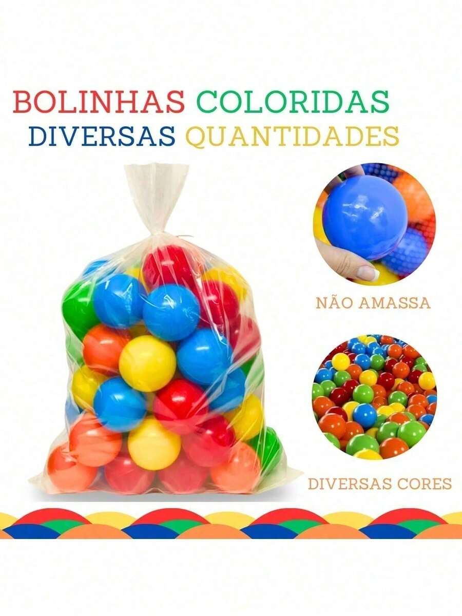 Colorful Children's Pool Balls, , Wrinkle-Free - Multicolor - View 1