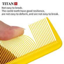 TITAN HIRLD TITAN Professional Daily Use Hair Comb, Unisex - Yellow - View 4