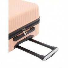 4 Pc Hardside Spinner Luggage Set With 20 And 25 Suitcases And Packing Cubes Pearl Blush