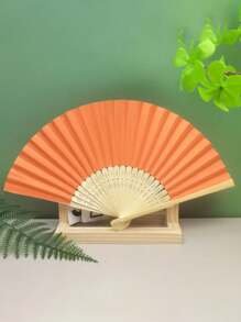 Abanico manual plegable de papel personalizado, portátil, suministros para fiestas y bodas. Abanico manual, regalo y decoración para bodas. Muy adecuado como regalo de fiesta y prop de fotos. Apropiado para decorar restaurantes, paredes, bodas, fiestas, duchas nupciales, fiestas de cumpleaños, despedidas de soltera, regalos de fiestas de boda.