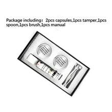 不锈钢咖啡胶囊 可重复填充胶囊 可重复使用咖啡过滤器 可重复使用咖啡配件 返校 - 銀色 - 查看 19