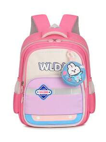 1pc新款日本尼龙背包，休闲简约，拉链设计，可调节肩带，适合上学和旅行，可轻松容纳日常用品，多功能物品，时尚宠儿，适合所有风格和场合，风格适应性很强