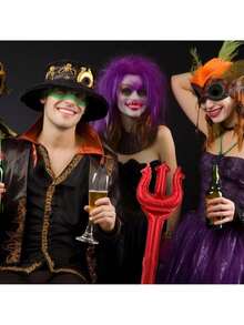 10 buah Balon Trisula Merah - Perlengkapan Pesta Tiup Garpu Rumput, Untuk Dekorasi Halloween, Aktivitas Perayaan Menyeramkan, dan Kesempatan Berfoto - Balon Halloween - View 3