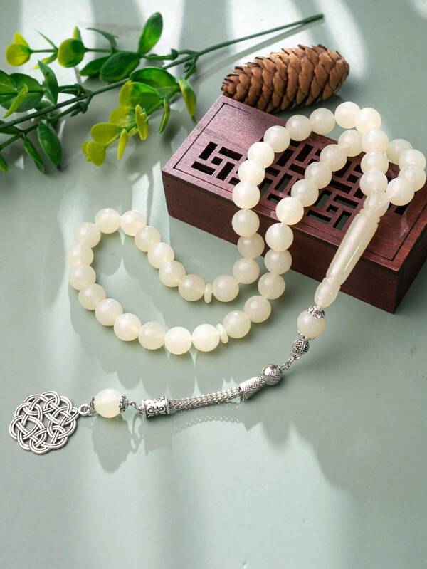 1pc 45 Beads Resin Prayer Beads, Muslim Tasbih, Middle Eastern Luxury Tasbeeh Bracelet, Daily Wear, Suitable For Various Festivities*