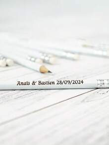 Bút chì khắc tùy chỉnh, Bút chì văn bản cá nhân hóa, Bút tùy chỉnh, Quà tặng đám cưới cá nhân hóa, Bút chì tùy chỉnh, Quà tặng đám cưới số lượng lớn, Bút chì trẻ em có thể xóa tùy chỉnh, Bút chì phác thảo có tẩy, Bút chì tái sử dụng, Màu gỗ, Màu trắng, Cổ điển, Cá nhân hóa, Độc đáo, Quà tặng tùy chỉnh cho anh ấy, Quà tặng cho cô ấy, Gia đình, Bạn bè, Trẻ em, Học sinh, Công nhân, Khách hàng, Doanh nghiệp/Công việc/Văn phòng, Trường học, Đồ dùng học tập, Trở lại trường học - Nhiều màu - Xem 5